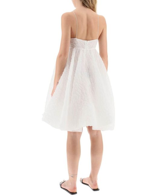 CECILIE BAHNSEN White 'sunni' Mini Dress