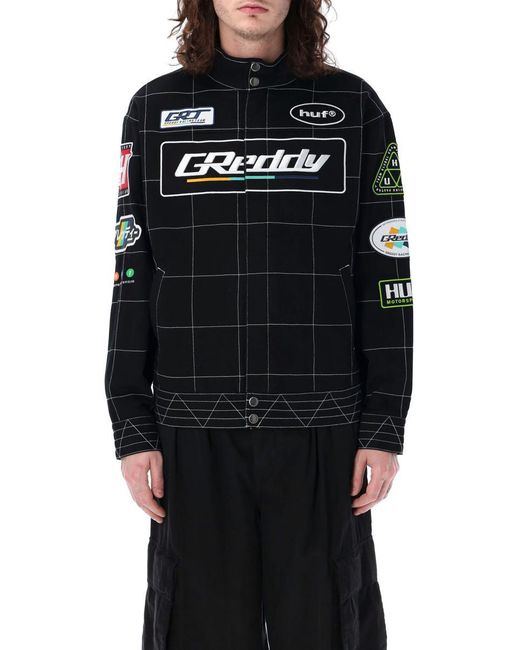 Huf Black Greddy Racing Jacket for men