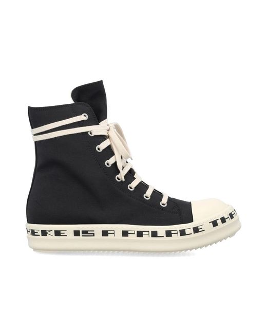 Rick Owens DRKSHDW Cargo Sneakers in Black for Men | Lyst