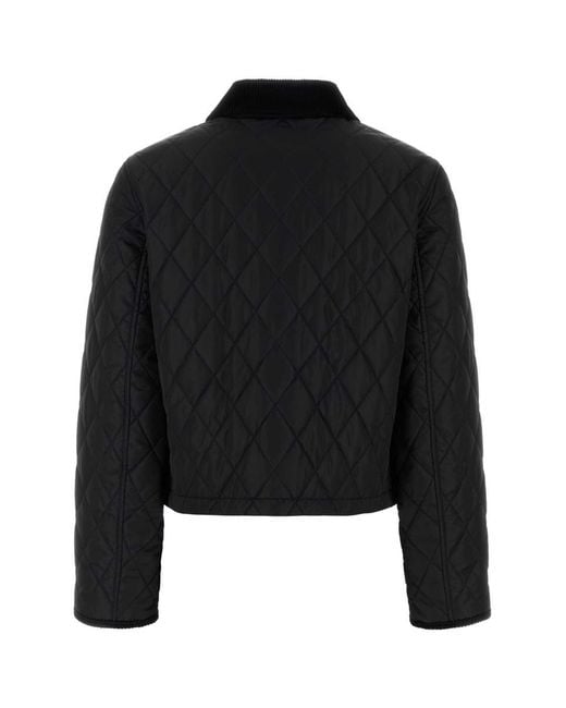Burberry Black Cropped Jacket