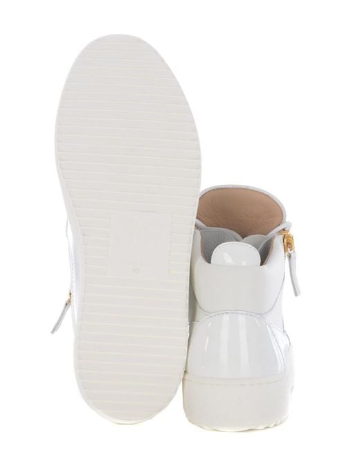 Giuseppe Zanotti White Sneakers Hi-Top "Kriss" for men