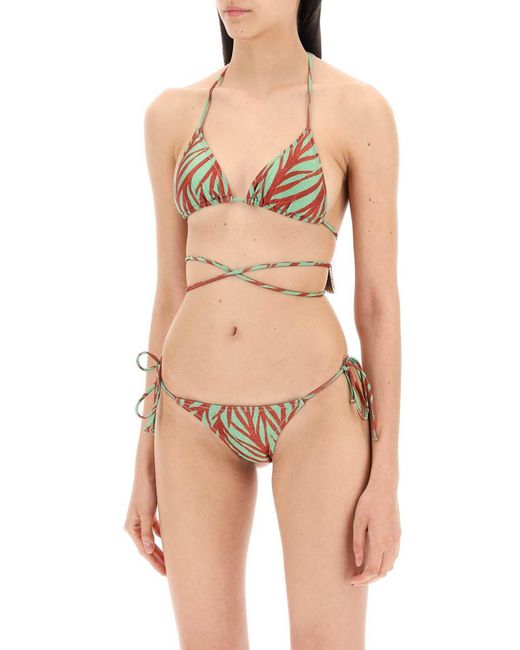 Reina Olga Multicolor "Animal Print Miami Bikini Set