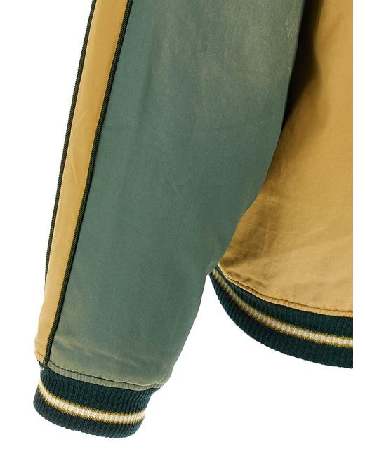 Maison Mihara Yasuhiro Yellow 'Souvenir' Bomber Jacket for men