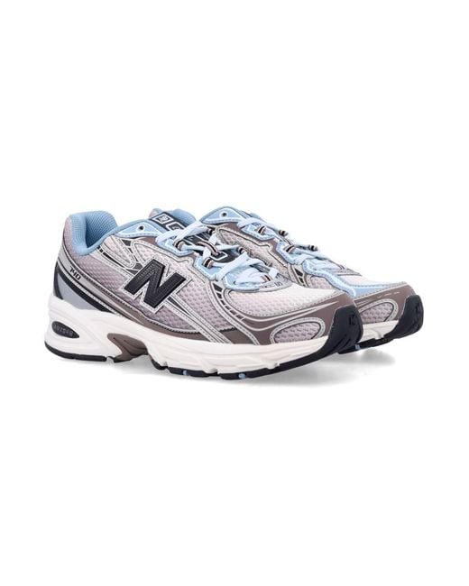 New Balance White 740 Sneakers