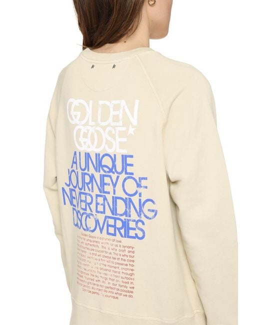 Golden Goose Deluxe Brand Natural Gia Cotton Crew-neck Sweatshirt