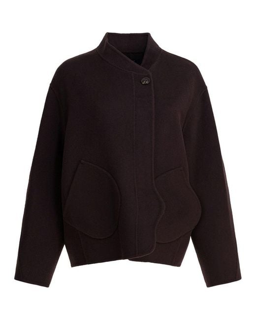 Soeur Black "Windsor" Short Coat