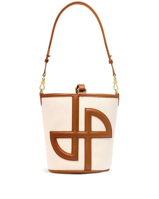 Patou White Jp Medium Bucket Bag
