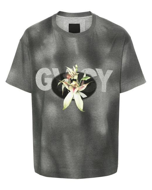 Givenchy Gray T-shirts And Polos for men