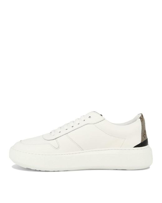 Herno White Sneakers With Monogram