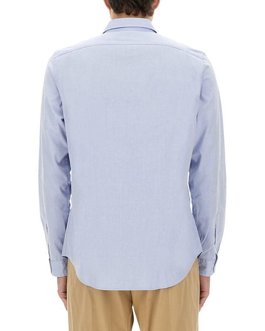 Paul Smith Blue Tailored Fit Shirt for men