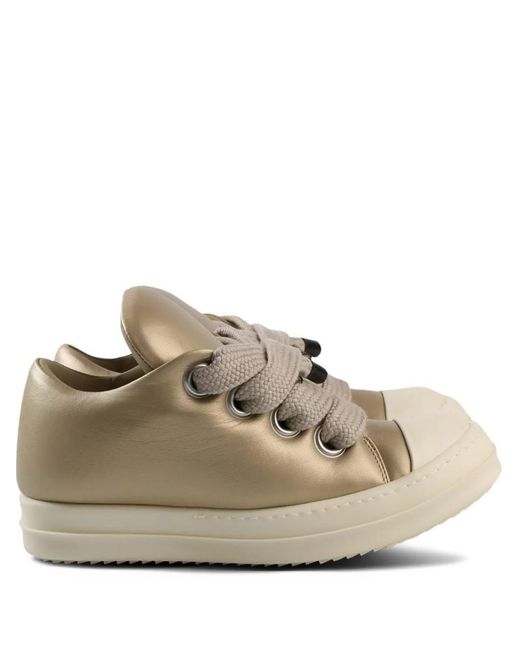 Rick Owens Natural Jumbolace Low Sneaks