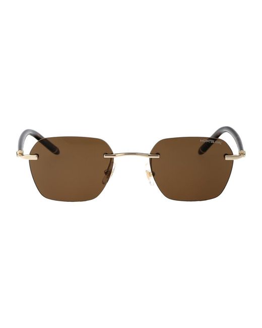 Montblanc Brown Sunglasses for men