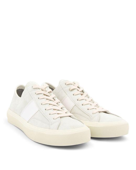 Tom Ford White Lace-up Sneakers for men