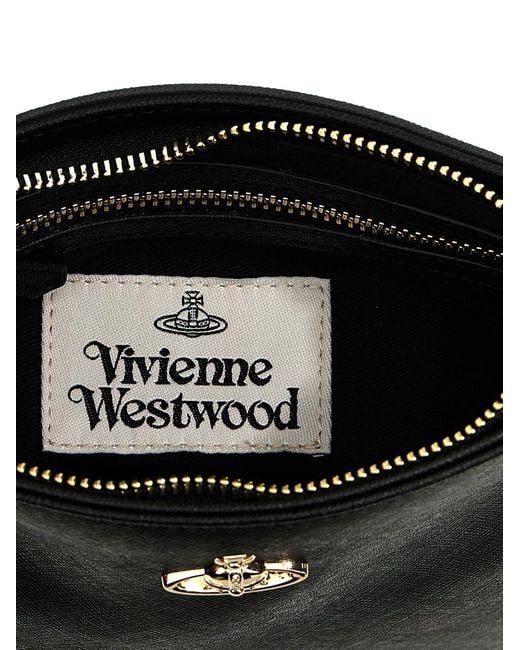 Vivienne Westwood Black 'Squire New Square' Crossbody Bag