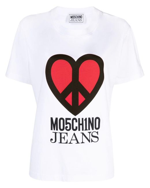 Moschino Jeans White Tshirt