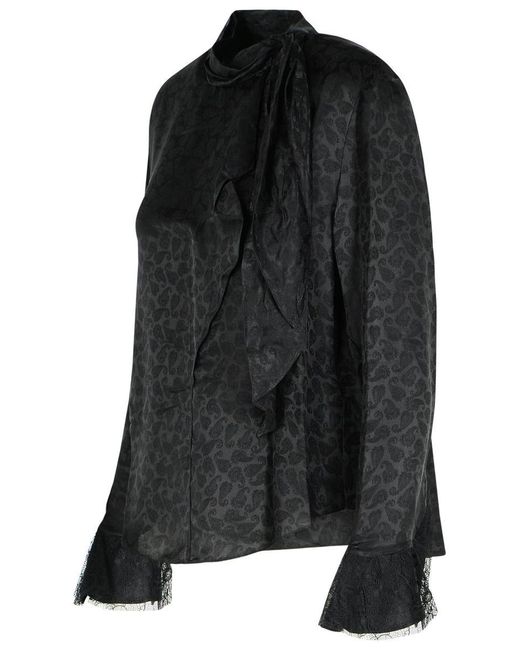 Isabel Marant Black Raphaella Blouse