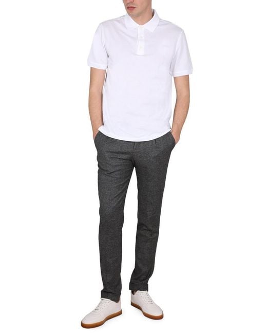 Brioni White Regular Fit Polo Shirt for men