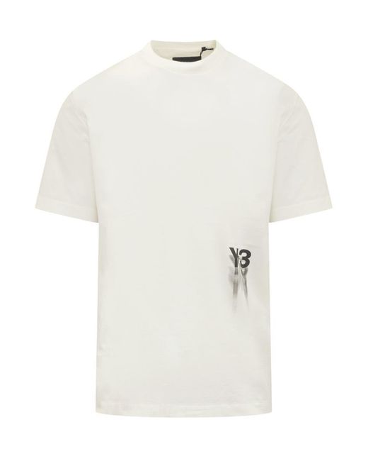Y-3 White Y-3 Gfx T-shirt