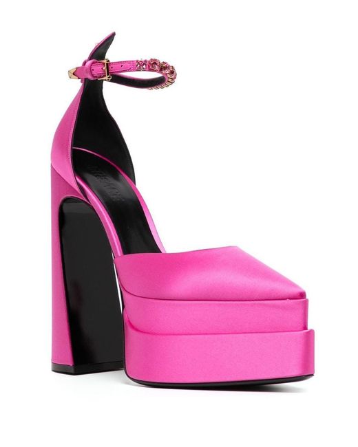 Versace With Heel in Pink | Lyst