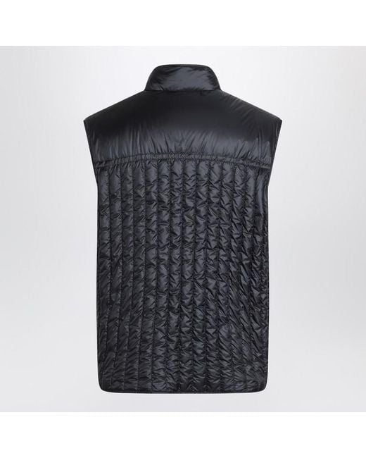 Moncler Genius Black Tangerine Down Vest for men