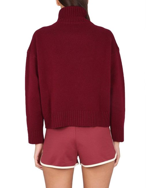 Sporty & Rich Red Turtleneck Shirt