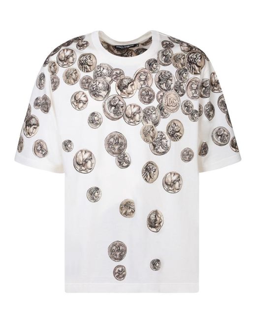 Dolce & Gabbana White T-shirts for men