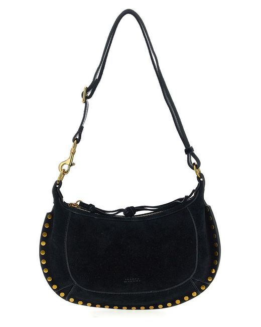 Isabel Marant Black 'Oskan Moon' Shoulder Bag