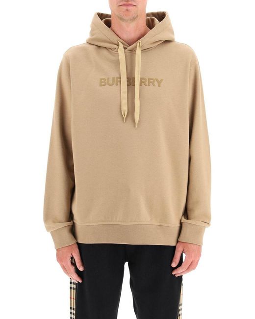 Burberry Natural Logo Print Ansdell Hoodie for men