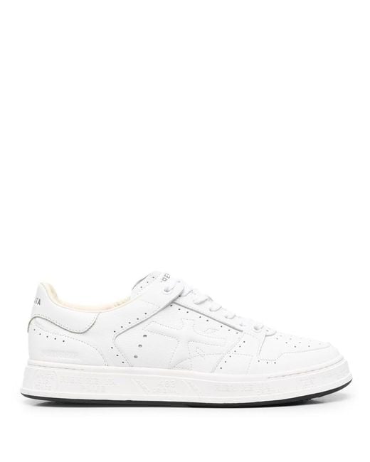 Premiata White Quinn Sneakers for men