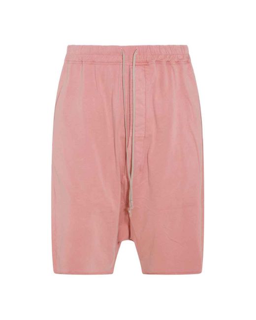 Rick Owens Pink Shorts for men