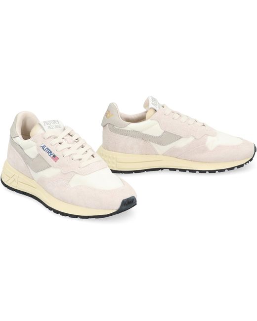 Autry White Reelwind Low-top Sneakers