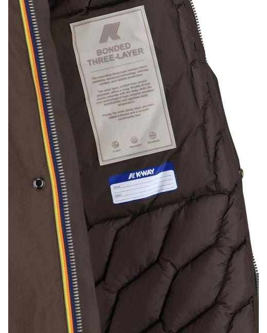 K-Way Brown Jackets for men