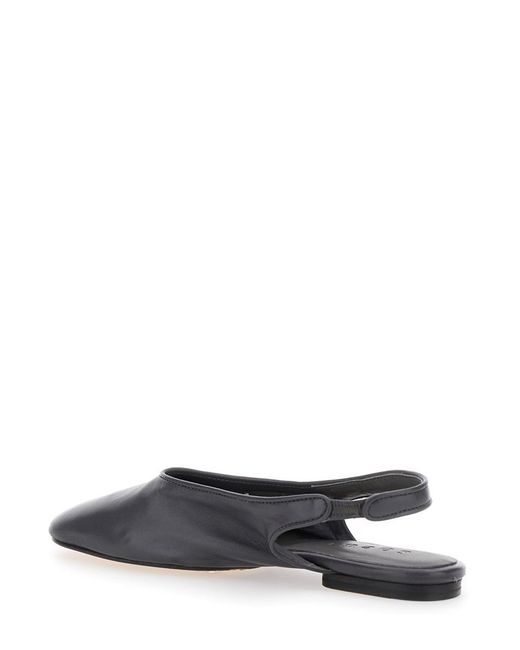 Soeur White 'Emmett' Ballerinas With Slingback Strap