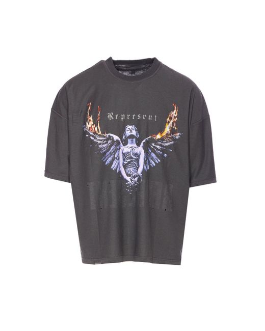 Represent Gray T-Shirts And Polos for men