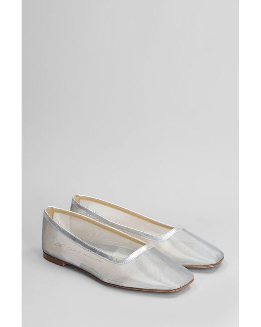 Fabio Rusconi Metallic Ballet Flats