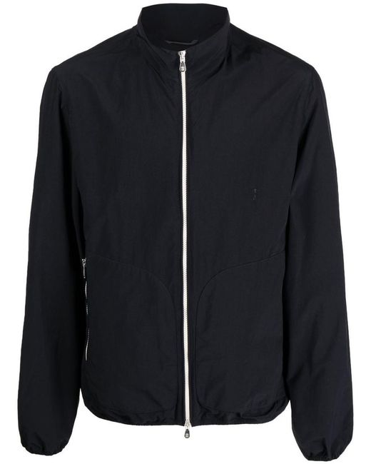 Brunello Cucinelli Black Water Resistant Blouson Jacket for men