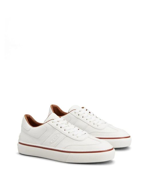 Tod's White Flat Shoes for men
