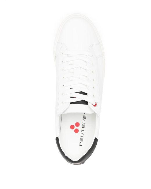 Peuterey Helica Low-top Sneakers in White for Men | Lyst