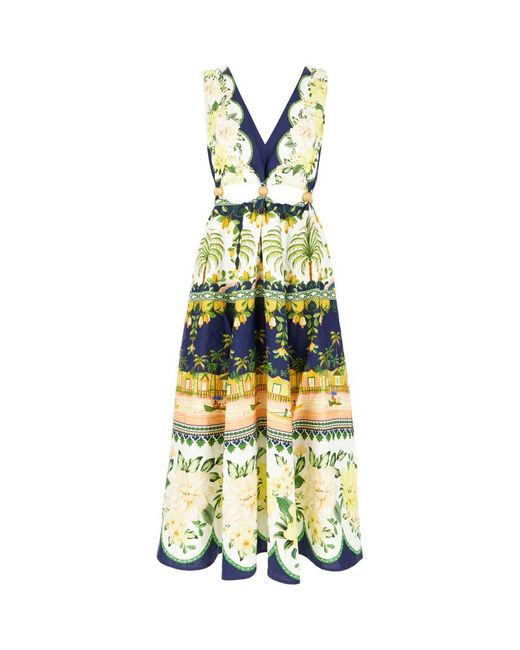 Farm Rio Yellow Dress