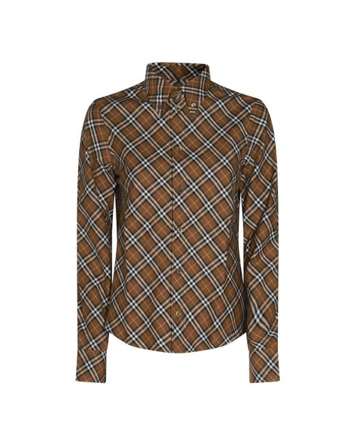 Burberry Brown Shirts