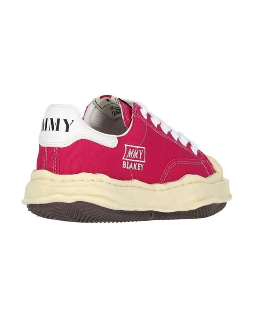 Maison Mihara Yasuhiro Pink "Blakey Vl Og" Low-Top Sneakers