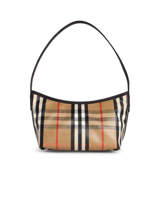 Burberry White Shoulder Bags