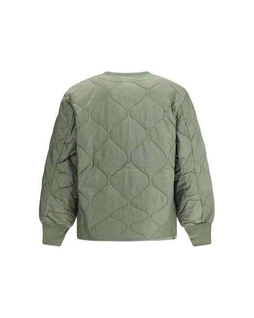 Alpha Industries Green Down Jackets for men