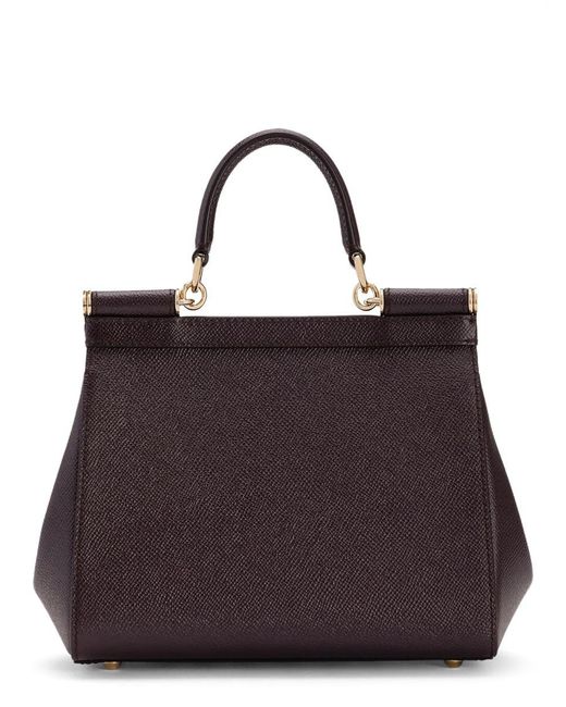 Dolce & Gabbana Brown Hand Bag "Sicily" Medium