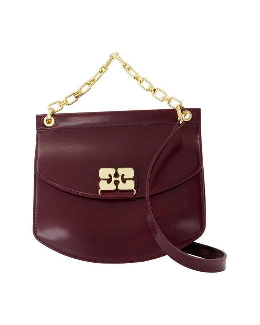 Ganni Purple Apo G Small Wallet On Chain