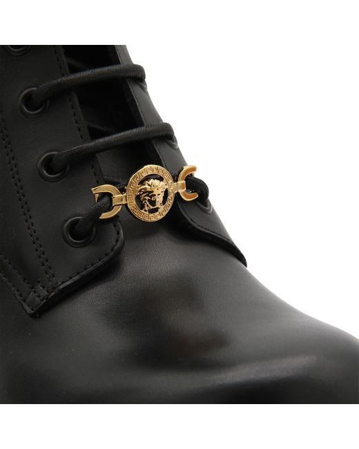 Versace Black Vagabond Boots