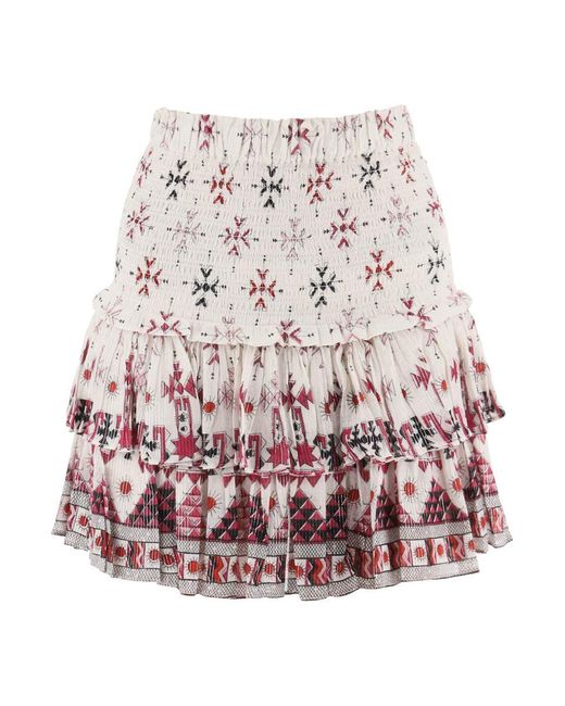 Isabel Marant White Isabel Marant Etoile 'naomi' Mini Skirt