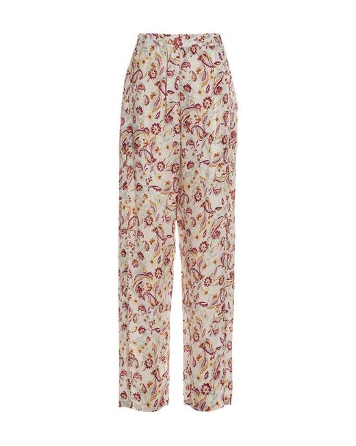 Isabel Marant Piera Pants in Natural | Lyst
