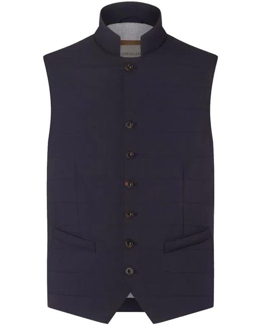 Corneliani Blue Vest for men