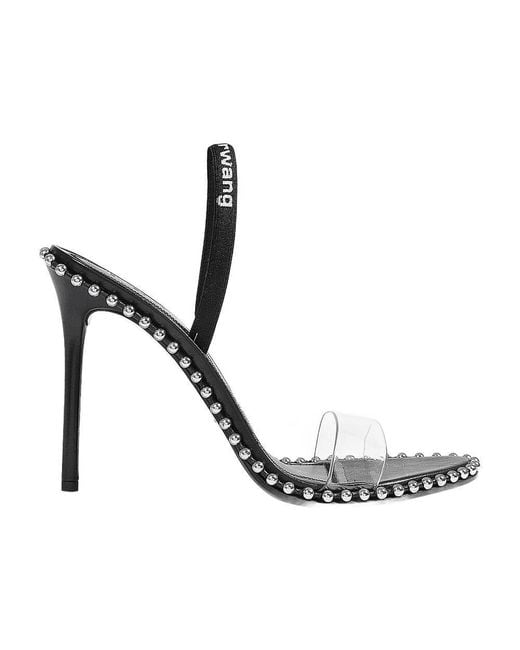Alexander Wang White Nova 105 Sandals